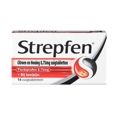 Strepfen Citroen & Honing 8.75mg Zuigtabletten