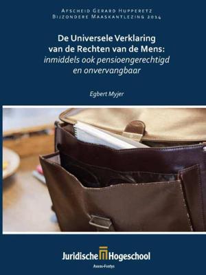 De universele verklaring van de rechten van de mens - Egbert Myjer - Paperback (9789462401907)