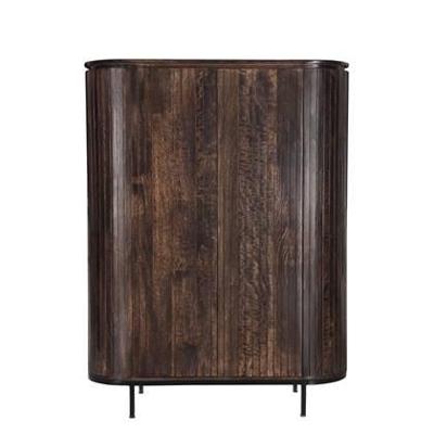 Livingfurn Opbergkast 'Noor' Mangohout, 150 x 115cm, kleur Walnoot