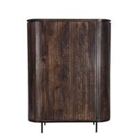 Livingfurn Opbergkast 'Noor' Mangohout, 150 x 115cm, kleur Walnoot - thumbnail