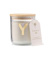 HEMA Kaars in glas Ø8x10cm letter Y - thumbnail