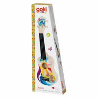 Goki houten ukelele flower power - thumbnail