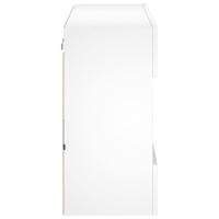 Tv-wandmeubel met LED-verlichting 78,5x30x60,5 cm wit - thumbnail