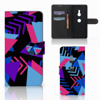 Sony Xperia XZ3 Book Case Funky Triangle - thumbnail