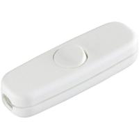 interBär 5055-008.01 Snoerschakelaar Wit 1x uit/aan 3 A 1 stuk(s) - thumbnail