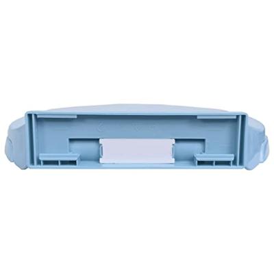 VidaXL Toiletbril soft-close ovaal blauw