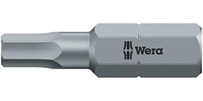 Wera 840/1 Z Zeskant Bits, Hex-Plus, 2.5 mm x 25 mm - 1 stuk(s) - 05056310001 Wera 840/1 Z Zeskant Bits, Hex-Plus, 2.5 mm x 25 mm - 1 stuk(s) - 05056310001