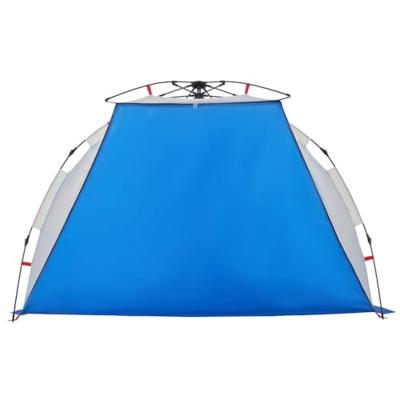 Strandtent 2-persoons waterdicht snelontgrendeling azuurblauw Strandtent 2-persoons waterdicht snelontgrendeling azuurblauw