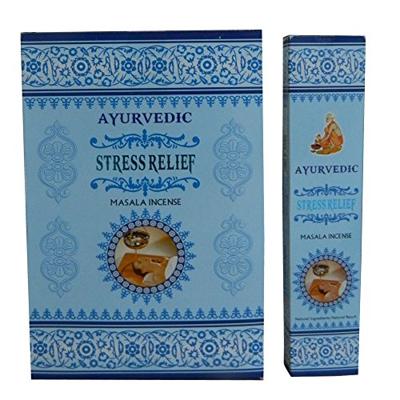Ayurvedische Masala Wierook Stress Relief (12 doosjes)