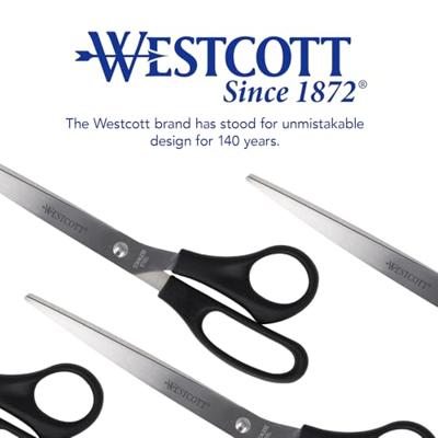 Quantore Schaar westcott buro 260mm rvs met kunststof grip Quantore Schaar westcott buro 260mm rvs met kunststof grip