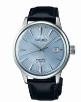 Horlogeband Seiko SRPB43J1 / 4R35-01T0 / L0HE011J0 Leder Zwart 20mm