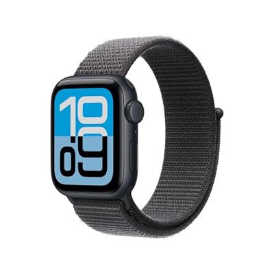 Apple Watch Band - Geweven sportbandje - 40 mm - Donkergrijs - Eén maat voor de meeste polsen