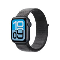 Apple Watch Band - Geweven sportbandje - 40 mm - Donkergrijs - Eén maat voor de meeste polsen - thumbnail