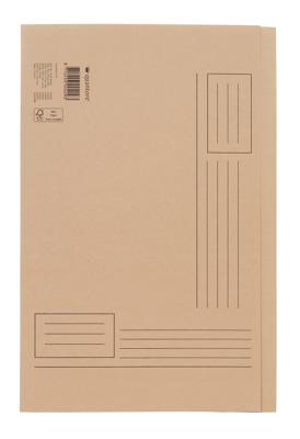 Vouwmap quantore fo ongelijke zijde 250gr beige | 50 stuks