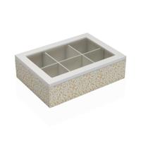 Box for Infusions Versa Serpentine Hout 17 x 7 x 24 cm - thumbnail