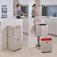 Joseph Joseph Intelligent Waste Afvalemmer Totem Max 60 Liter (30+30 Liter) - thumbnail