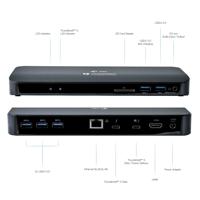 Dual 4K Docking Station - Dockingstation - Thunderbolt 3 - HDMI, Thunderbolt - GigE - Europa - thumbnail