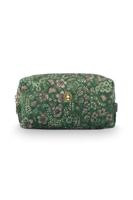 Pip Studio Pip Studio Coco Cosmetic Bag Medium Quilted Daisy Dreams Green 21.5x10x10.5cm - thumbnail