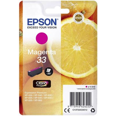 Epson Inktcartridge 33 Origineel Magenta C13T33434012