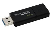 Kingston Technology DataTraveler 100 G3 USB flash drive 64 GB USB Type-A 3.2 Gen 1 (3.1 Gen 1) Zwart - thumbnail