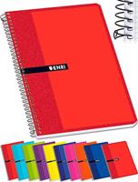 Schrift ENRI Multicolour Zacht deksel Din A4 80 Lakens (10 Stuks) - thumbnail