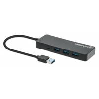 Manhattan 7-Port USB Hub A-stekker A-bus 5Gbit/s zwart - thumbnail