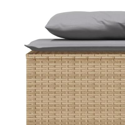 3-delige Tuinset met kussens poly rattan beige 3-delige Tuinset met kussens poly rattan beige