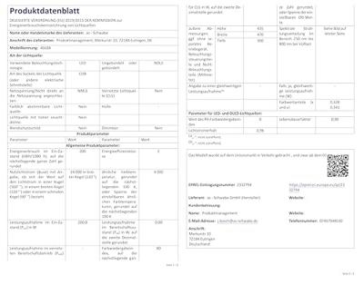 AS Schwabe Optiline LED-bouwlamp Energielabel E (A - G) 200 W 24000 lm Neutraalwit