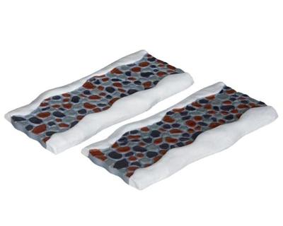 Lemax stone road - straight s/2 kerstdorp accessoire 2013