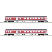 MiniTrix 18258 N set van 2 personenrijtuigen RE 7 vrijetijdsexpress-metallurgtäler van de DB AG - thumbnail