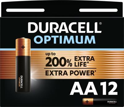 Duracell Optimum 200% batterij AA blister(12) - 3014004