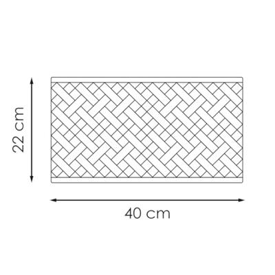 Bamboo Lampenkap - Cilindrisch - Beige - Boheemse stijl - ø40 x 22 cm - E27 fitting - Ontworpen voor Staande Lampen en Pendellamp - Ontworpen voor woonkamer en eetkamer