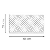 Bamboo Lampenkap - Cilindrisch - Beige - Boheemse stijl - ø40 x 22 cm - E27 fitting - Ontworpen voor Staande Lampen en Pendellamp - Ontworpen voor woonkamer en eetkamer - thumbnail