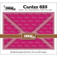 Crealies • cardzz dubbele envelopkaart rechthoekig - thumbnail
