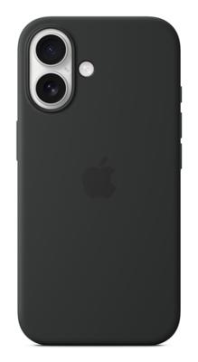 APPLE iPhone 16 - Siliconen hoesje met MagSafe - Zwart - thumbnail