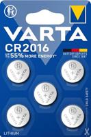 Batterij Varta knoopcel CR2016 lithium blister à 5stuk - thumbnail