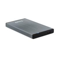 Externe Doos TooQ TQE-2527G 2,5" SATA USB 3.0 Grijs Zwart/Gris 2,5" - thumbnail