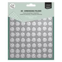 Vaessen Creative • embossing folder kerstballen - thumbnail