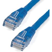 Cat6 ethernetkabel 25 ft blauw - thumbnail