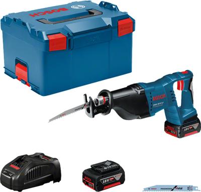Bosch Blauw GSA 18 V-Li Solo | zonder accu&apos;s en lader | In L-Boxx - 060164J007