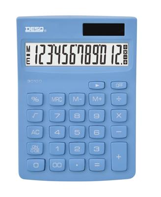 Rekenmachine desq compact sky blue