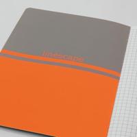 Sigel LS300 Notitieboekje Linescape Softcover 2 stuk(s) DIN A5 Geruit Lichtgrijs, Neon-oranje Aantal paginas: 34 - thumbnail