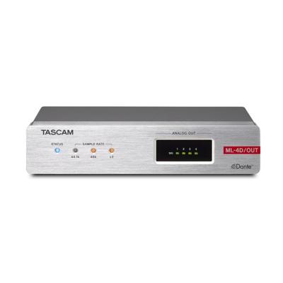 Tascam ML-4D/OUT-X 4-kanaals Dante converter Tascam ML-4D/OUT-X 4-kanaals Dante converter