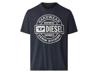 DIESEL Heren T-shirt (Marineblauw, L)