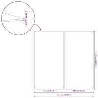 VidaXL Zwembad grondzeil lichtgrijs 274 x 274 x 0,1 cm - thumbnail