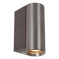 Lucide DUPLA - Wandspot / Wandlamp - 1xGU10 (MR11) - Grijs ijzer - thumbnail