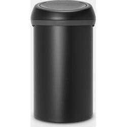 Brabantia touch bin 60 liter mineral moonlight black