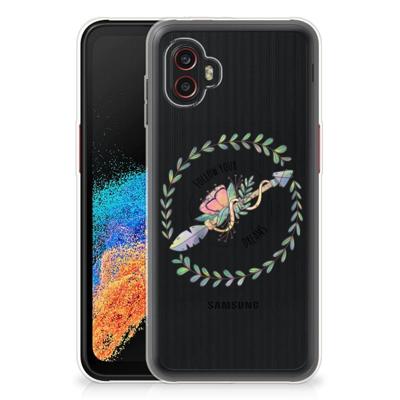 Samsung Galaxy Xcover 6 Pro Telefoonhoesje met Naam Boho Dreams Samsung Galaxy Xcover 6 Pro Telefoonhoesje met Naam Boho Dreams