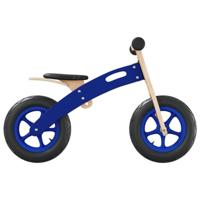 VidaXL Loopfiets voor kinderen met luchtbanden blauw - thumbnail