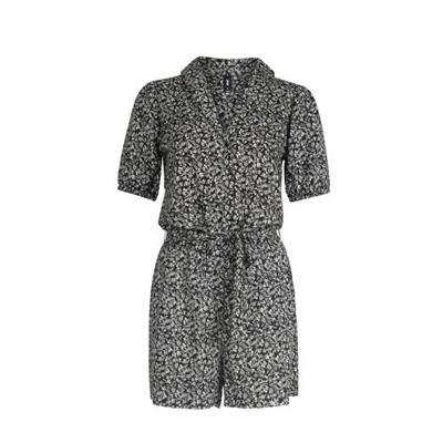 Eksept by Shoeby playsuit met all over print zwart/wit Eksept by Shoeby playsuit met all over print zwart/wit